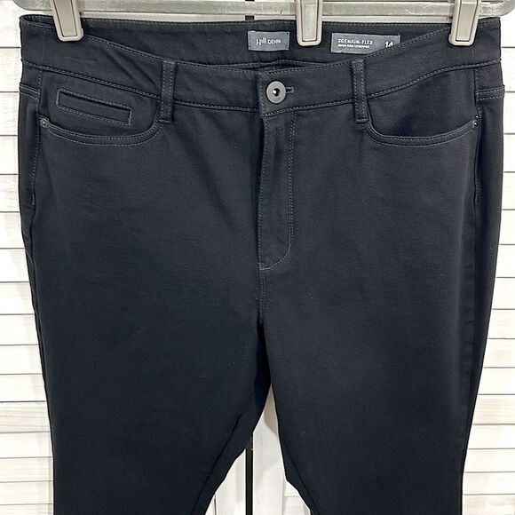 J. Jill Denim Leggings Size 14 High Rise Premium-Flex NWOT - Picture 3 of 13